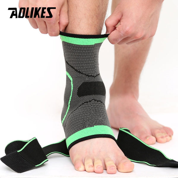 1 PC Sports Ankle Compression Support 3D Weave Elastic Foot and Ankle Protection