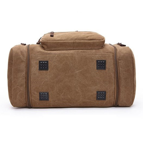 Large Capacity Canvas Hand Luggage Travel Duffle Bags Multifunctional Overnight Duffel Bag