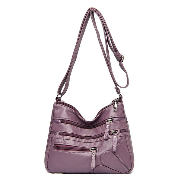 High Quality Designer Soft Leather Multi-Layer Classic Crossbody Bag Luxury Purse