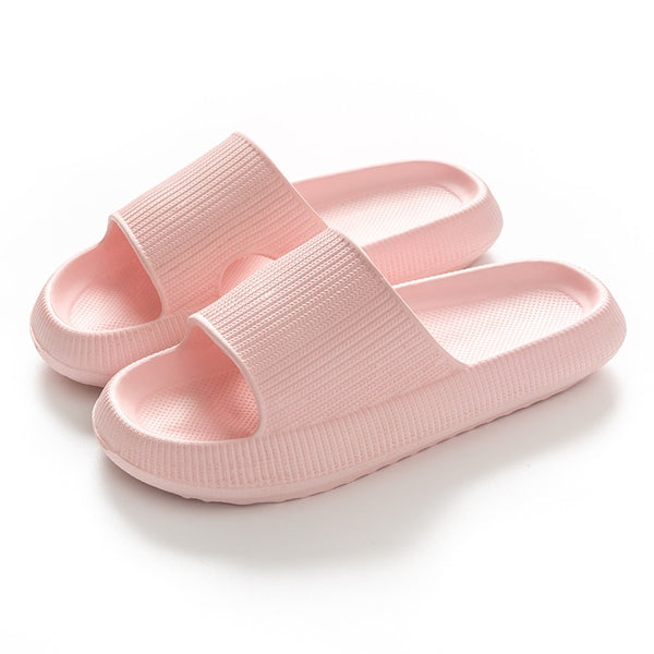 Women Thick Platform Cloud Slippers Summer Beach  Indoor Bathroom Anti-slip Shoes