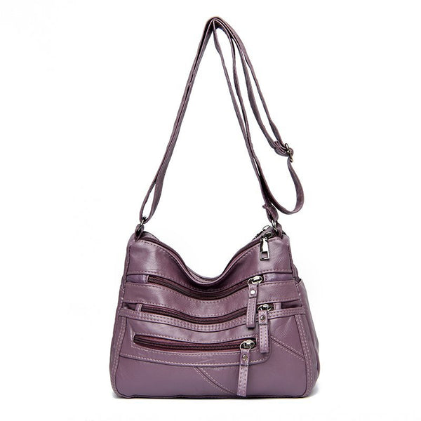 High Quality Designer Soft Leather Multi-Layer Classic Crossbody Bag Luxury Purse