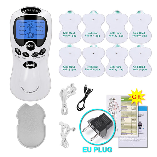 8 Mode EMS Electric Herald Tens Machine Acupuncture Body Massage Digital Therapy Massager Muscle Stimulator Electrostimulator