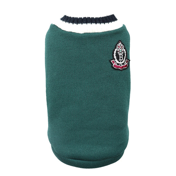 College Style Pet Sweater Winter Warm Dog Clothes for Small Medium Dogs Puppy Cat Chihuahua French Bulldog Yorkie Coat