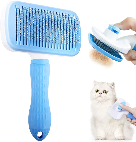 Dog Hair Remover Brush Cat Dog Hair Grooming Cleaning Bath Brush