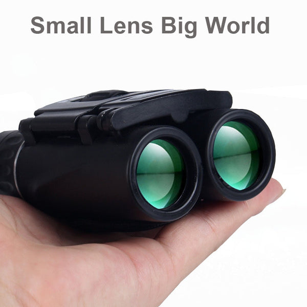 40x22 HD Powerful Binoculars 2000M Long Range Folding Mini Telescope  Optics For Hunting Sports Outdoor Camping Travel