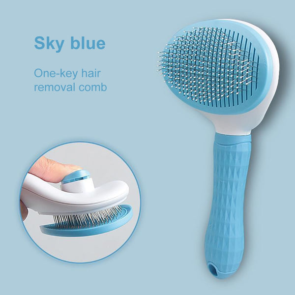 Dog Hair Remover Brush Cat Dog Hair Grooming Cleaning Bath Brush