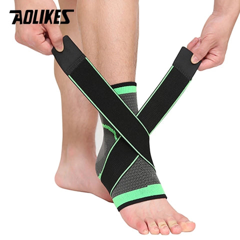 1 PC Sports Ankle Compression Support 3D Weave Elastic Foot and Ankle Protection