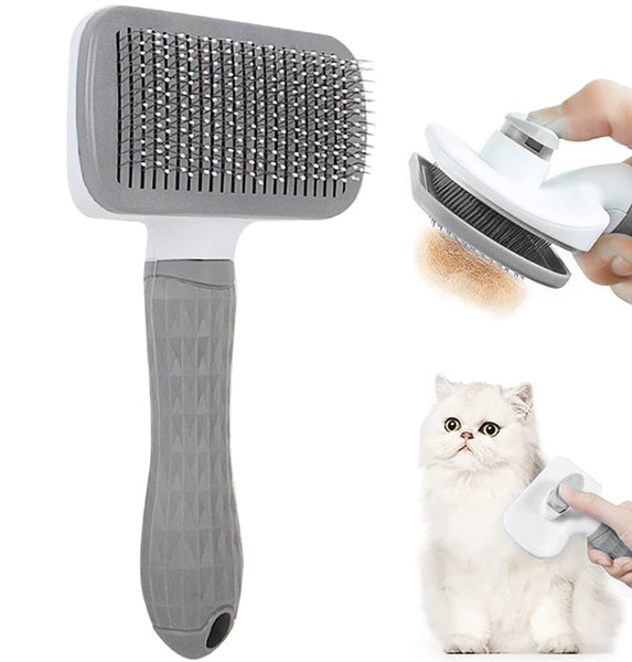 Dog Hair Remover Brush Cat Dog Hair Grooming Cleaning Bath Brush