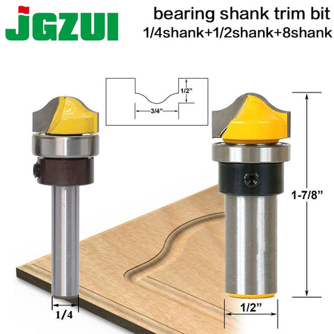 3/4" Faux Panel Ogee Groove Router Bit - 1/4" 1/2''8" 12mm Shank Woodworking Tenon Cutter