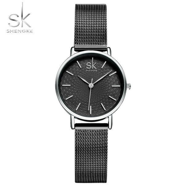 Top  Brand Luxury Super Slim Mesh Stainless Steel Watches