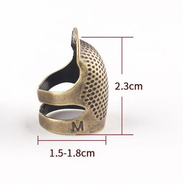 1PCS Retro Finger Protector Thimble Ring Handworking  DIY Sewing