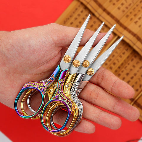 Stainless Steel Vintage Scissors Sewing Fabric Cutter Embroidery Tailor Thread