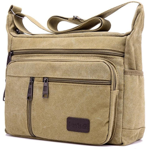 Luxury Canvas Casual Crossbody Messenger Bag  High Quality Fashion Handbag