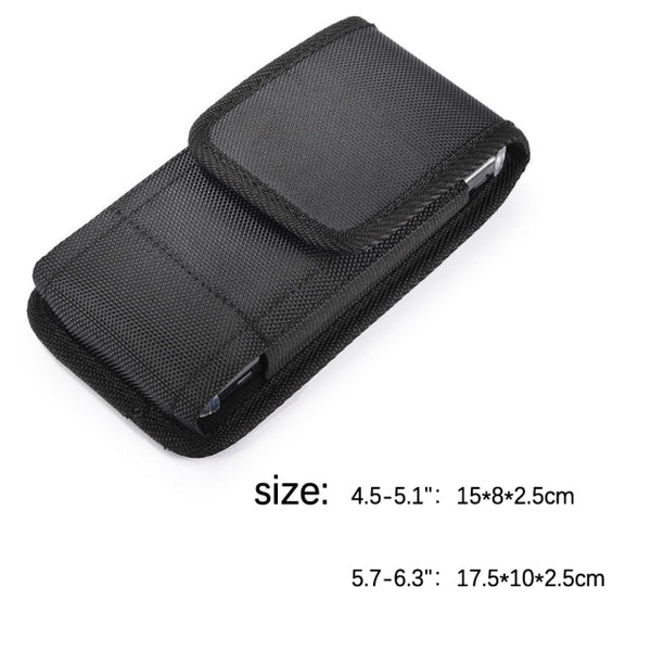 Fashion Men Multi-function PU Leather Fanny Bag Casual Mobile Phone