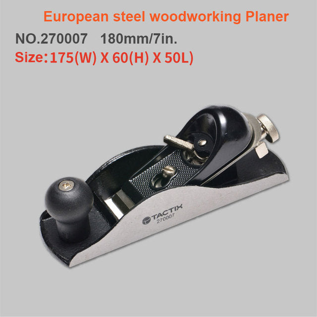 90/180mm European Carbon Steel Hand Wood Planer Easy Operated T10 Alloy Steel Blade Diy Carpenter Woodworking Tools