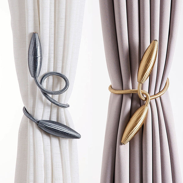 Arbitrary Shape Strong Curtain Tiebacks Plush Alloy