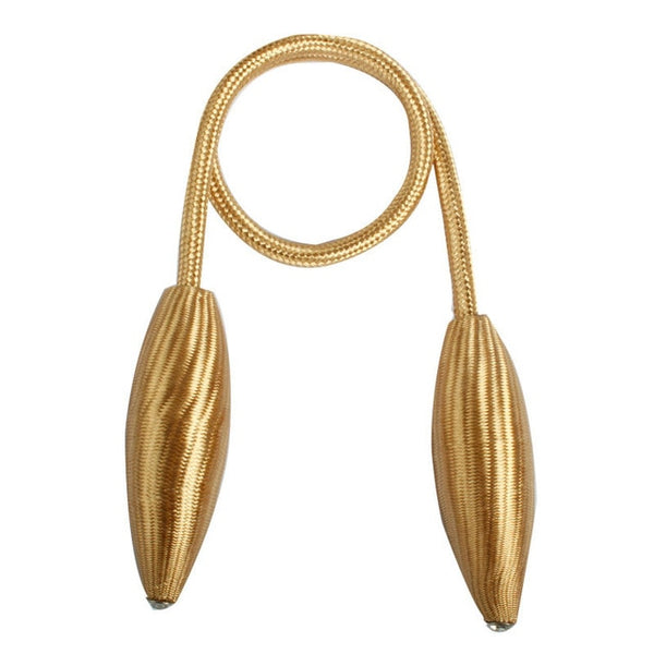 Arbitrary Shape Strong Curtain Tiebacks Plush Alloy